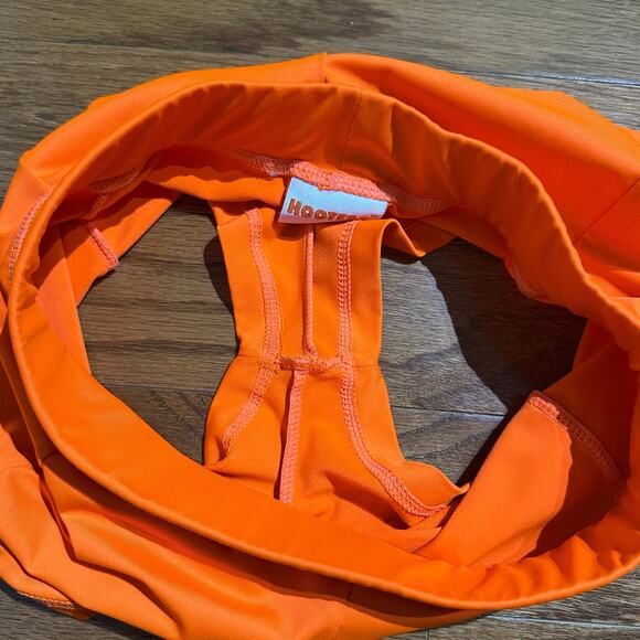 Hooters Orange Staff Waitress Spandex Booty Shorts Size XS - Picture 7 of 11